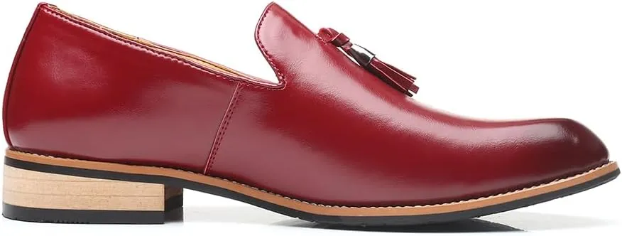 Men's Loafers Leather Wedding Party Dress Shoes