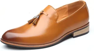 Men's Loafers Leather Wedding Party Dress Shoes