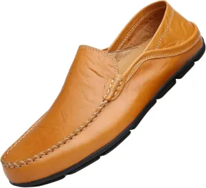 Men's PU Leather Shoes, Casual Flat Bottomed Loafers, Driving Shoes, Slip Covers, Penny Loafers, Loafers