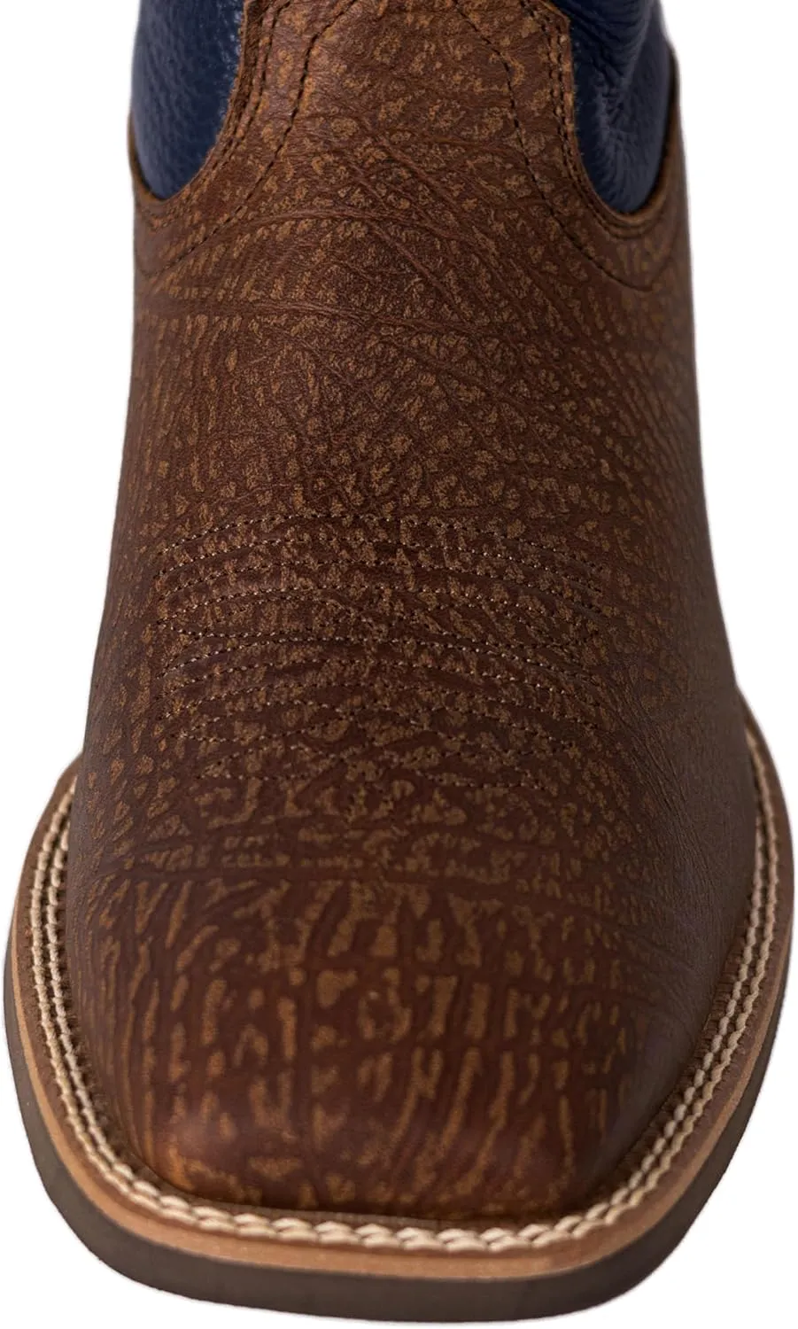 Men??s Western Cowboy Boots, Fashionable Embroidered Full Grain Leather, Square Toe Pull-On, 4-Layer Composite Sole, Slip-Resistant Work & Riding Boots