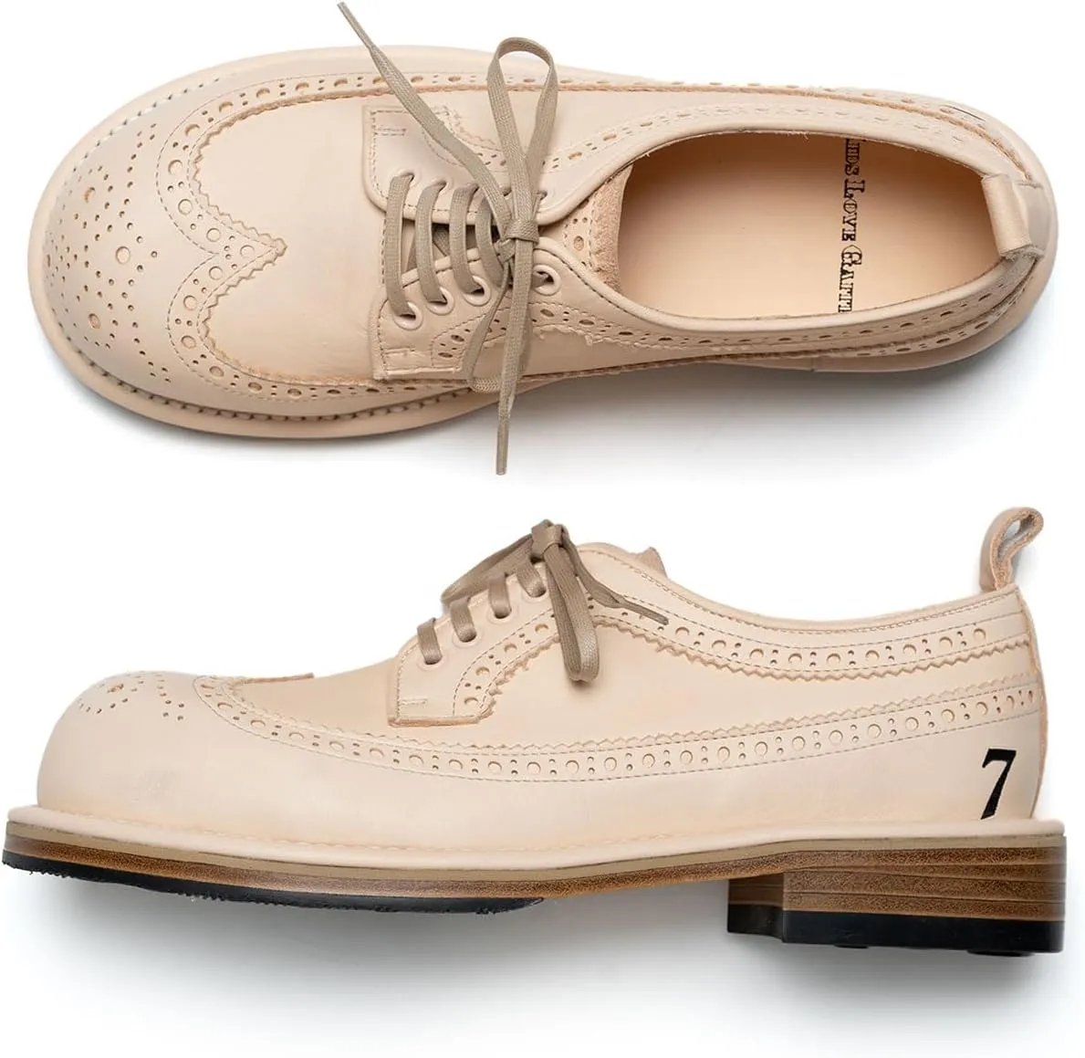 Men's Wingtip Uniform Dress Shoe
