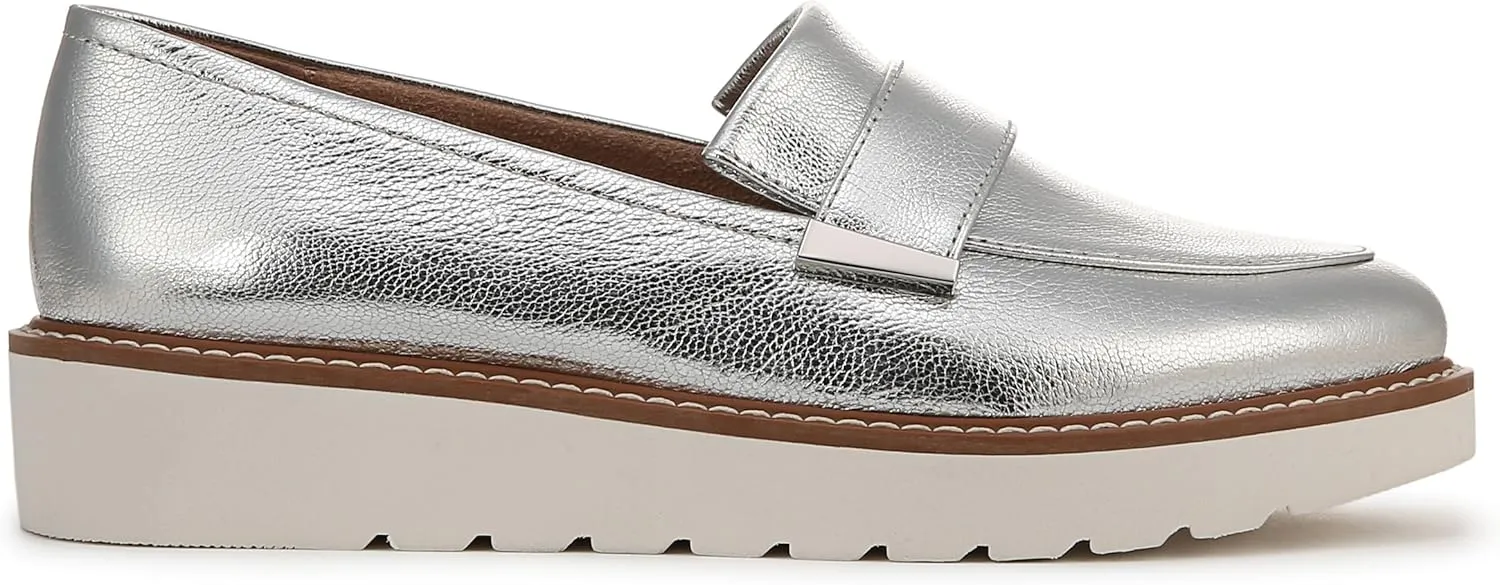 Naturalizer Womens Adiline Leather Slip On Loafers