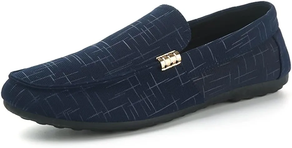 New Men's Loafers Shoes Venetian Loafers Simple Lightweight Leather Slip Resistant Comfortable Flexible Outdoor Slip-ons
