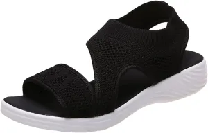 Orthopedic Sandals for Women Summer Walking Sandals Arch Support Ankle Strap Sandals Comfortable Casual Wedge Shoes