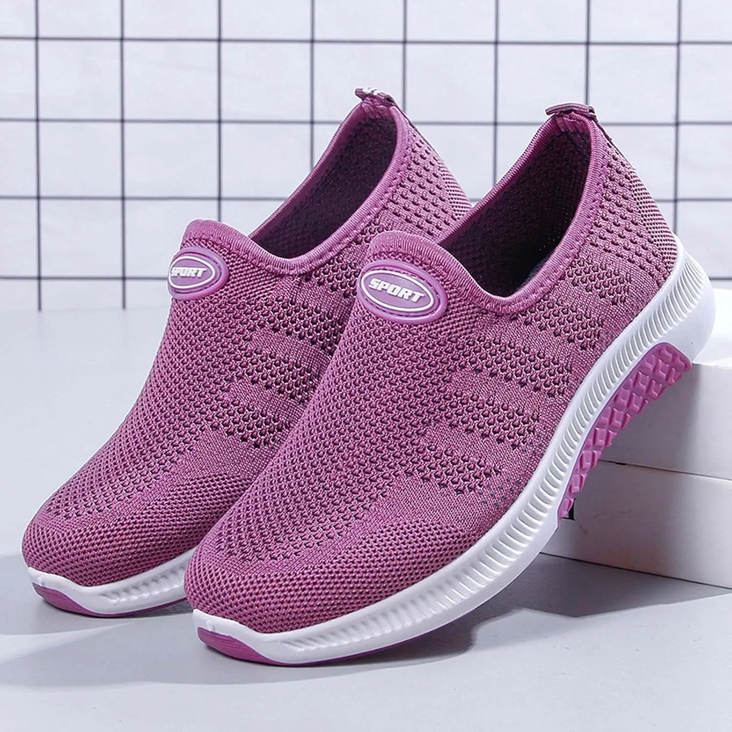 Orthopedic Shoes for Women Wide Width Slip On Zapatos De Trabajo para Mujer Antideslizante Cross Gym Shoes Women Wide Size 8w Womens High Top Sneakers Tenis OrtopDicos Mujer