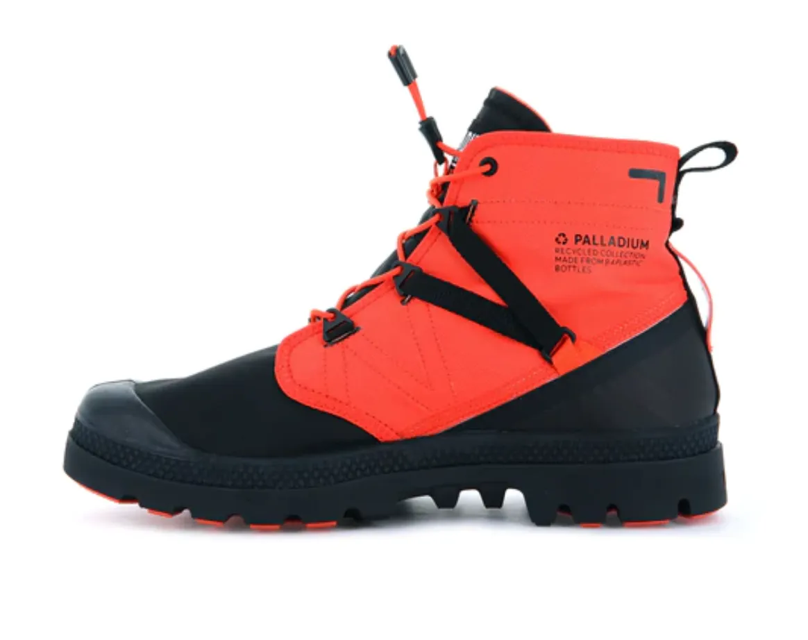 Palladium | Pampa Travel Lite   Waterproof Firecracker Sneakers Black - Men
