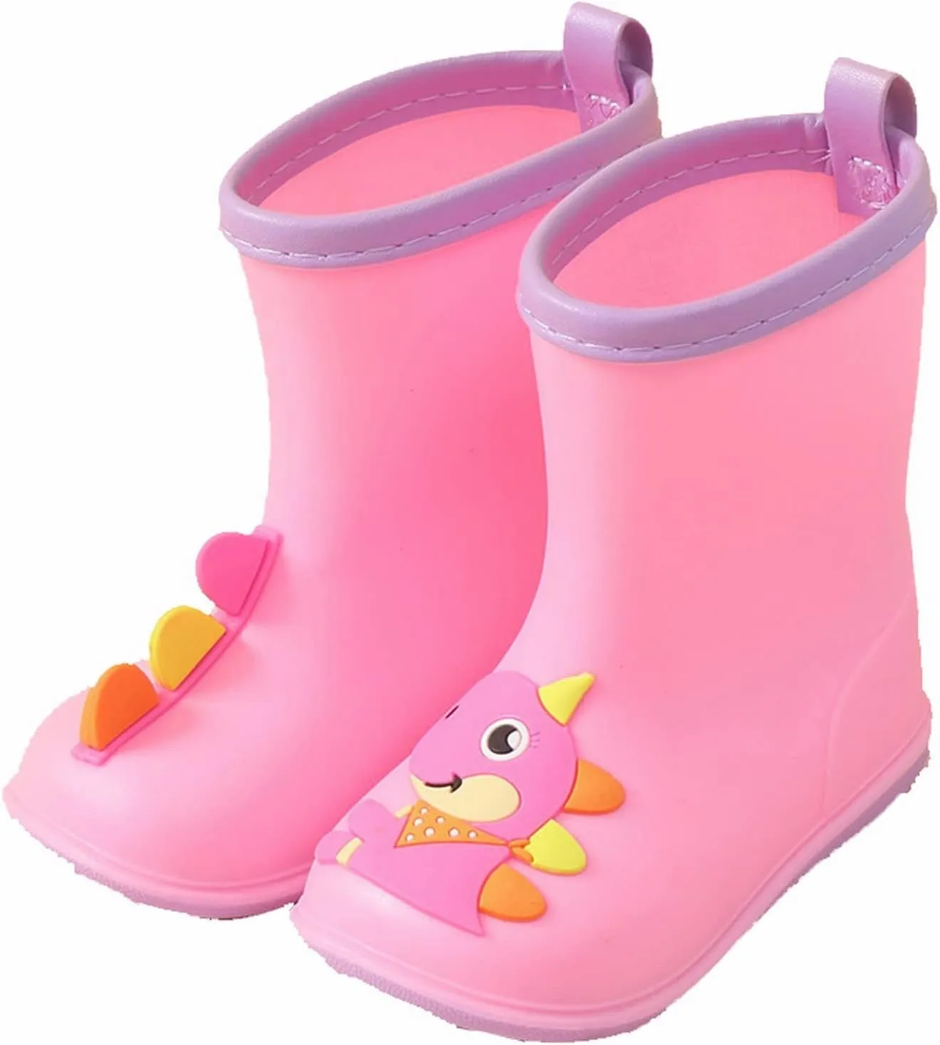 Rain Boots For Girls Baby Cartoo?? Dinosaur Rain Boots Non-Slip Rubber Waterproo?? Boy Snow Boots Rainboots Boots Boys