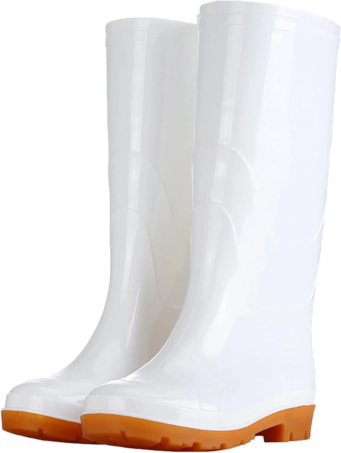 Rain Boots Women Women's Mid Calf Rain Boots Short Garden Shose Waterproof Rubber Boots Wellington Boots for Outdoor