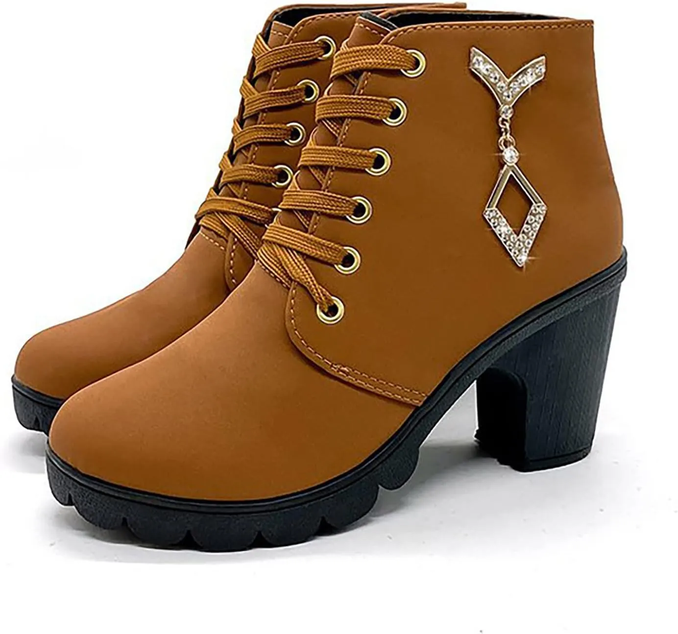 SBGMoSJ Ankle Boots for Women No Heel Wide Width Booties for Women Low Heel Ankle Boots for Women Size 9.5 Wide Womens Fall Ankle Boots Low Heel Womens Western Boots Wide Width