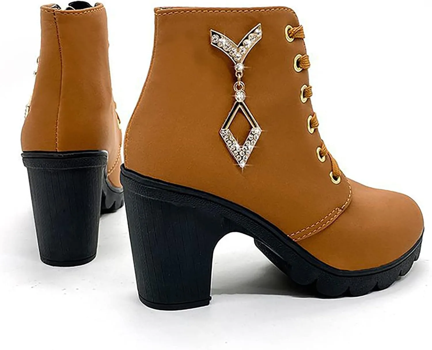 SBGMoSJ Ankle Boots for Women No Heel Wide Width Booties for Women Low Heel Ankle Boots for Women Size 9.5 Wide Womens Fall Ankle Boots Low Heel Womens Western Boots Wide Width