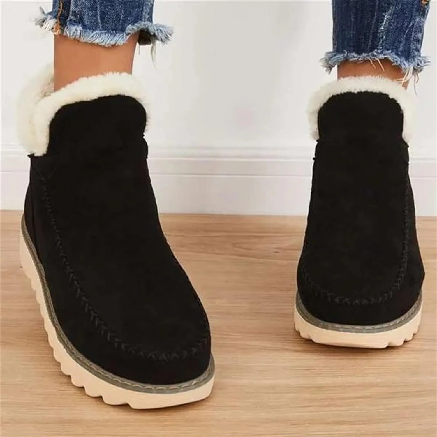 SBGMoSJ Snowboarding Boots Womens Womens Winter Boots Size 12 Wide Calf Winter Boots for Women Outdoor Boots Women Knee High Botas De Mujer Para El Frio Con Plataforma