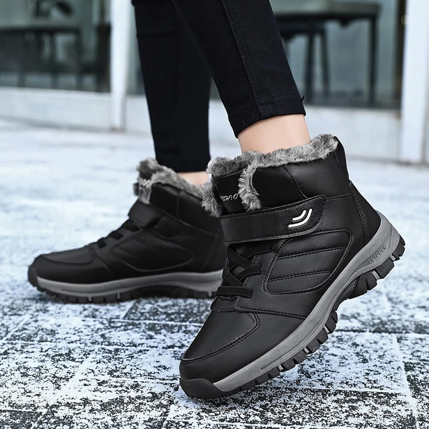 SBGMoSJ Winter Boots for Women 2023 Trendy Dress Waterproof Womens Winter Boots Size 12 Womens Winter Boots Size 10 Wide Width Size 11 Snowboarding Boots Botas De Invierno Para Mujer Contra El Agua