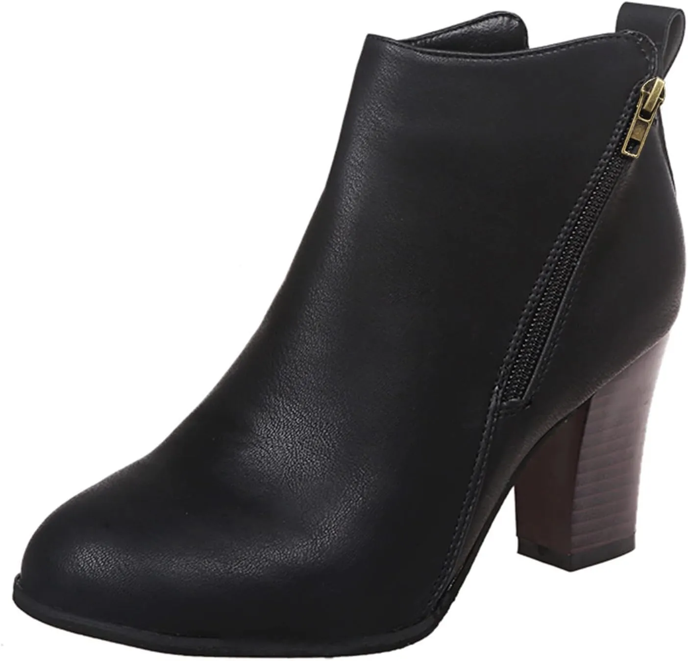 SBGMoSJ Womens Ankle Boots Low Heel Orthopedic Ankle Boots for Women Low Heel Comfort Womens Leather Ankle Boots Wide Width Wide Width Shoes for Women Mules Cowboy Boots for Women Booties Ankle