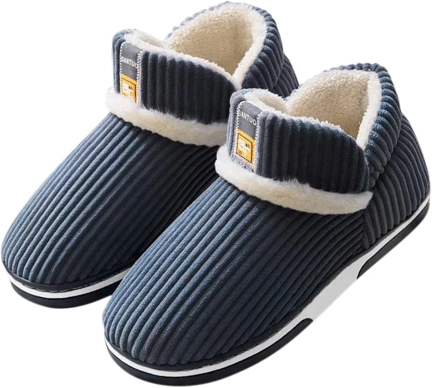 SBGMoSJ Women's Cozy Non Slip Grip Indoor House Bootie Slippers Women's House Shoes Booties Slippers for Women Fuzzy Fluffy Slippers for Men Funny Christmas Earrings for Women Gifts for Wife 2023