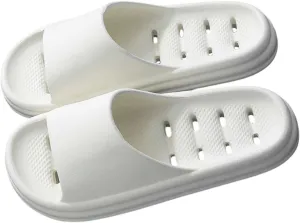 Shower Shoes For Women And Men Massage Pool Slides Soft Comfortable Slip Slides Extra Wide Slippers for Women And Men