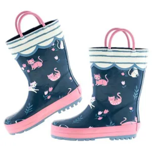 Size 13: Stephen Joseph All Over Print CATS Rain Boots NEW