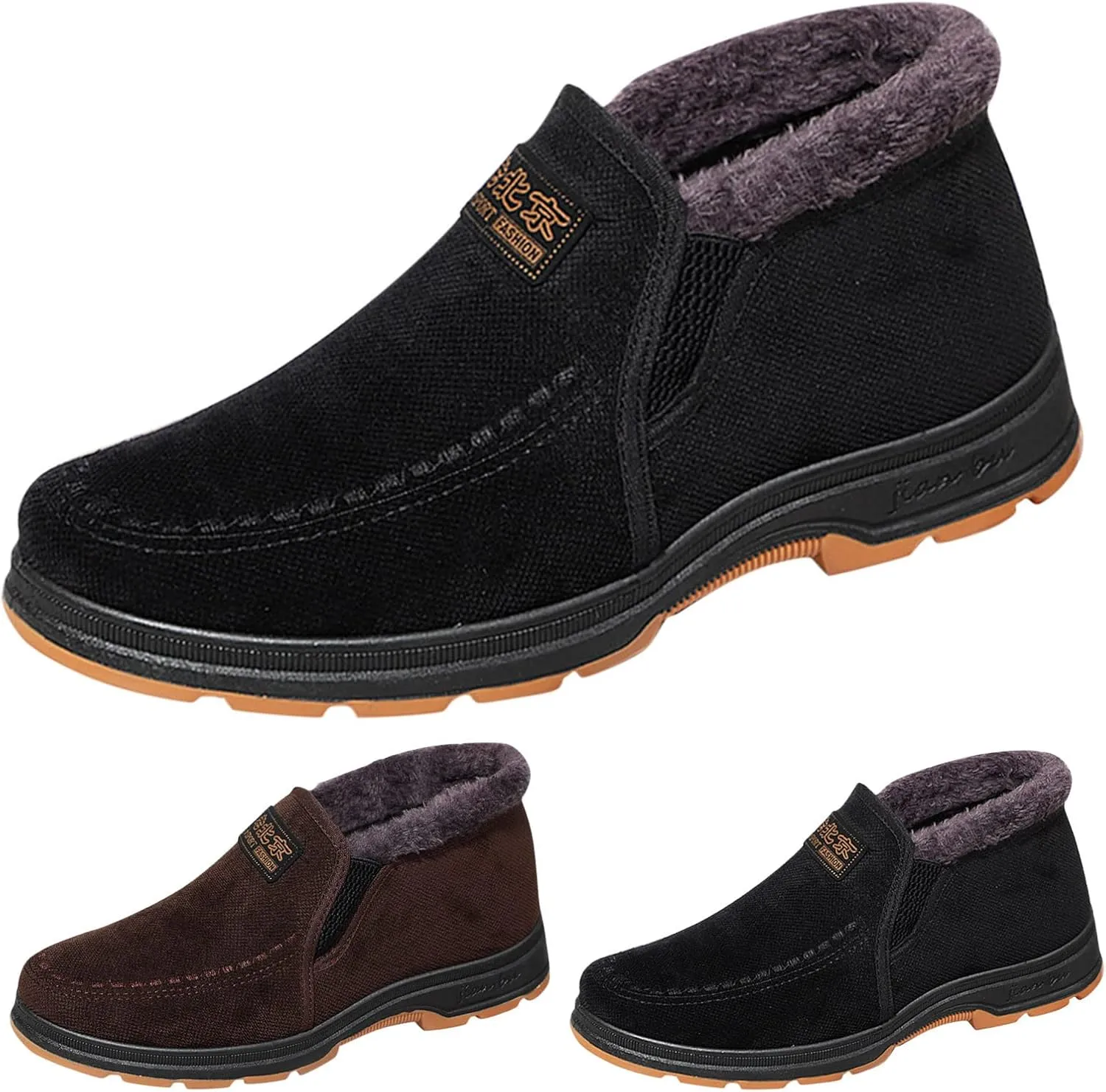 Slip on Winter Boots for Women Wide Width Womens Winter Duck Boots Waterproof Cold Weather Snow Boots Woman Boots Winter Outdoor Boots Women Warm Botas De Hule TRmicas Para Mujer De Trabajo Amarillo