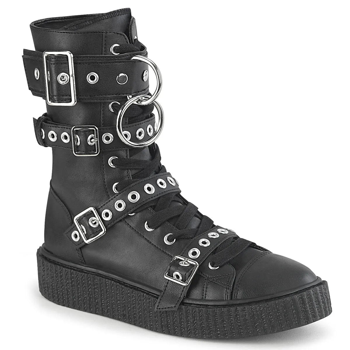 Sneeker 320 High Top Ankle Creeper Unisex Sneaker - Demonia Direct