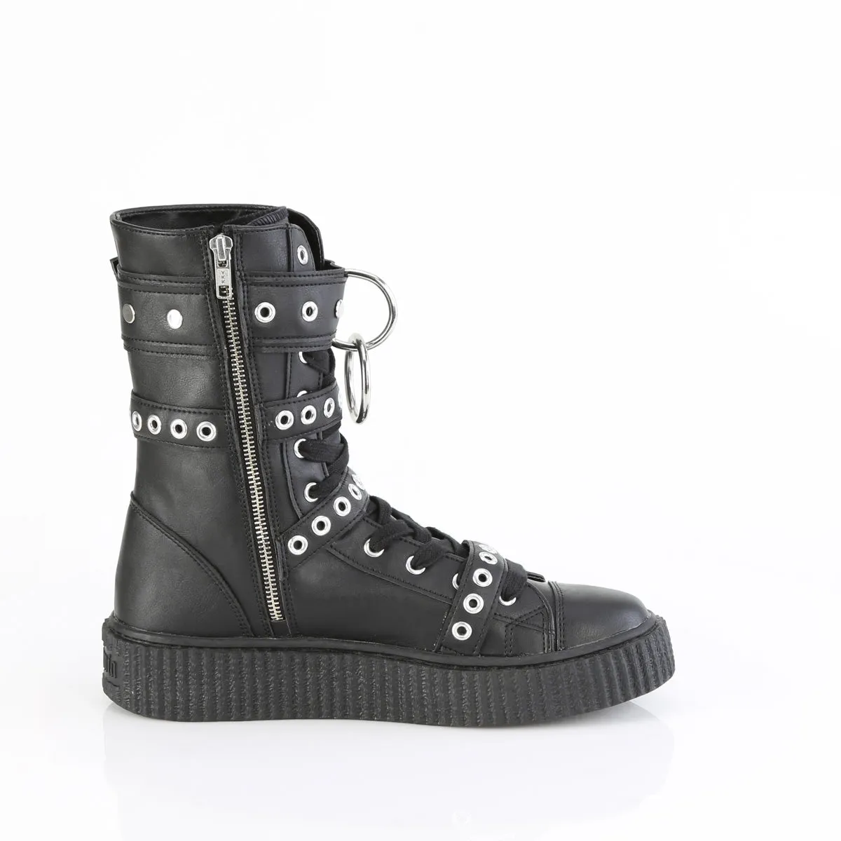 Sneeker 320 High Top Ankle Creeper Unisex Sneaker - Demonia Direct