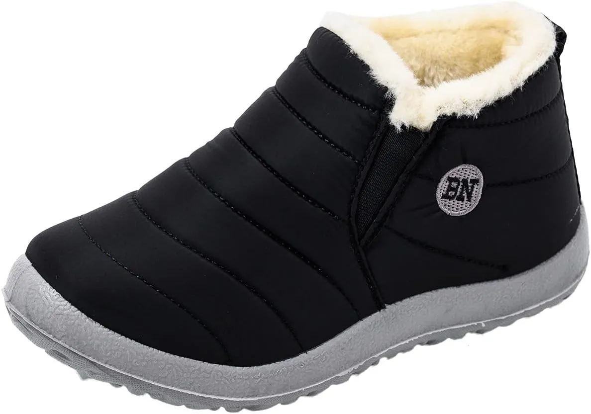 Snow Boot for Women Women's Mid Calf Snow Boots Waterproof Womens Size 12 Wide Snow Boots Chunky Heel Winter Boots for Women Womens Tall Winter Boots