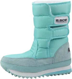 Snow Winter Boots for Women 9 1/2 Wide Zipper Up Waterproof Womens Snow Boots Wide Ladies Winter Boots Waterproof Cold Weather Women's Winter Boots Wide Width Botas De Nieve Para Mujer Elegantes