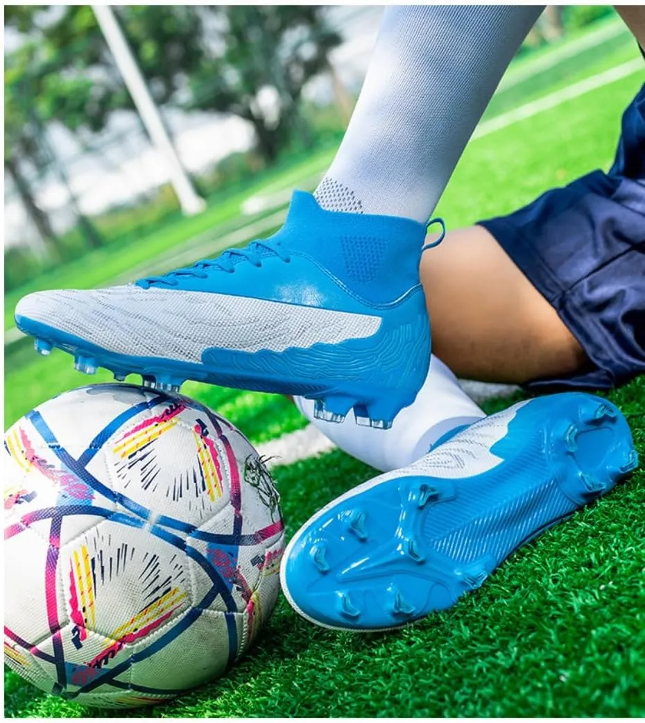Soccer Cleats for Men Women & Big Boys - Indoor Outdoor AG/FG, TF, Training Shoes - Unisex-Adult Lightweight Football Cleats