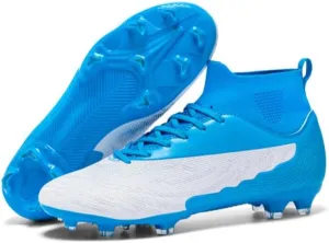 Soccer Cleats for Men Women & Big Boys - Indoor Outdoor AG/FG, TF, Training Shoes - Unisex-Adult Lightweight Football Cleats