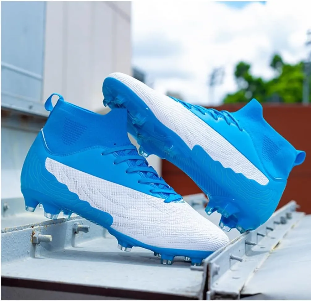 Soccer Cleats for Men Women & Big Boys - Indoor Outdoor AG/FG, TF, Training Shoes - Unisex-Adult Lightweight Football Cleats