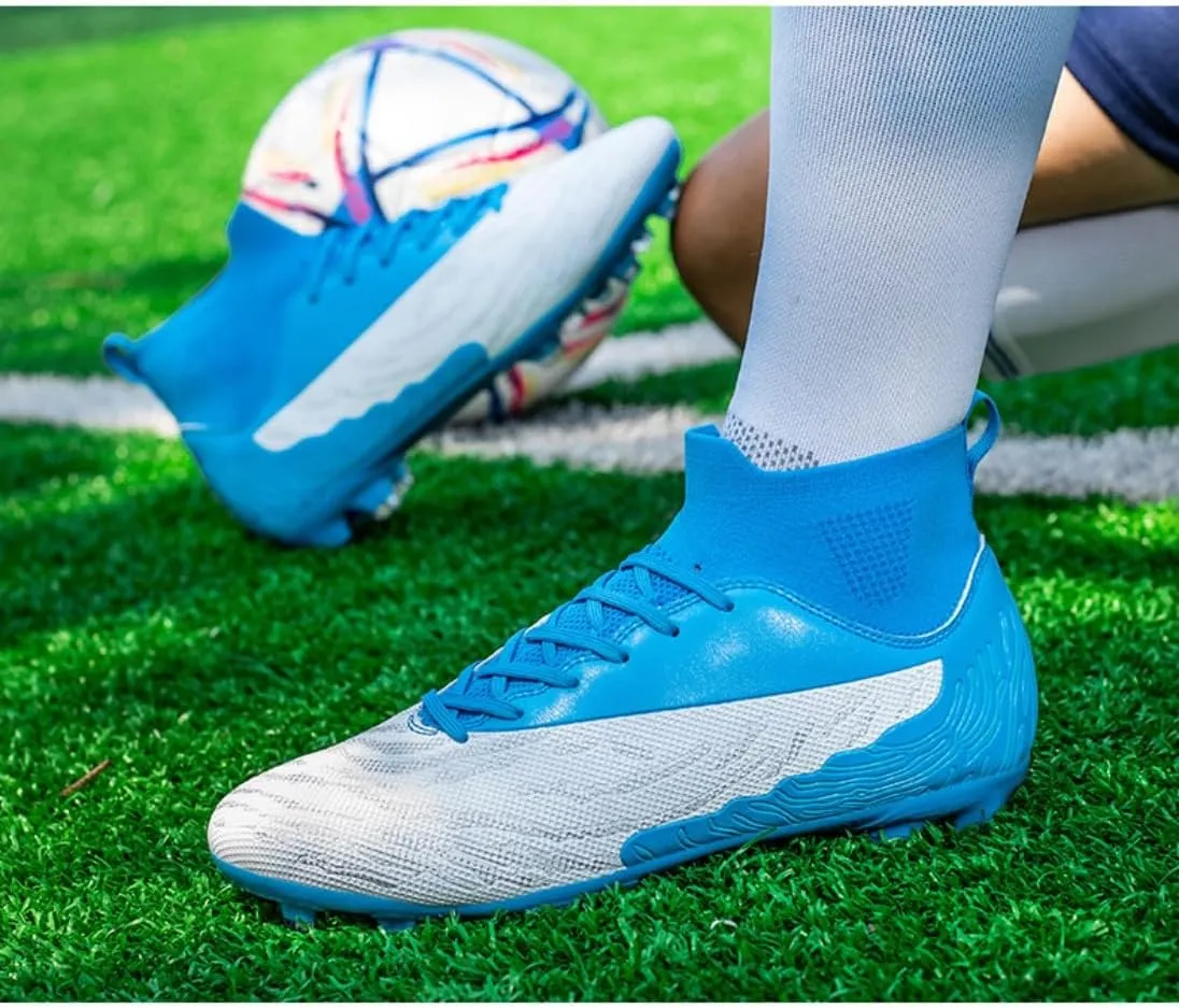 Soccer Cleats for Men Women & Big Boys - Indoor Outdoor AG/FG, TF, Training Shoes - Unisex-Adult Lightweight Football Cleats