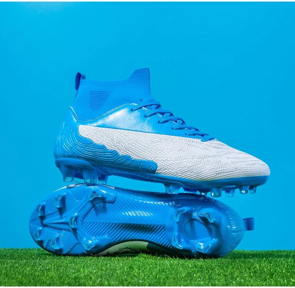Soccer Cleats for Men Women & Big Boys - Indoor Outdoor AG/FG, TF, Training Shoes - Unisex-Adult Lightweight Football Cleats