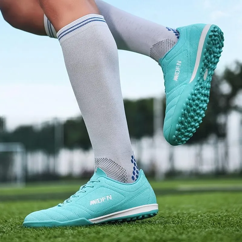 Soccer Cleats for Mens Youth AG Football Boots Outdoor Breathable Training Sneaker Shoes