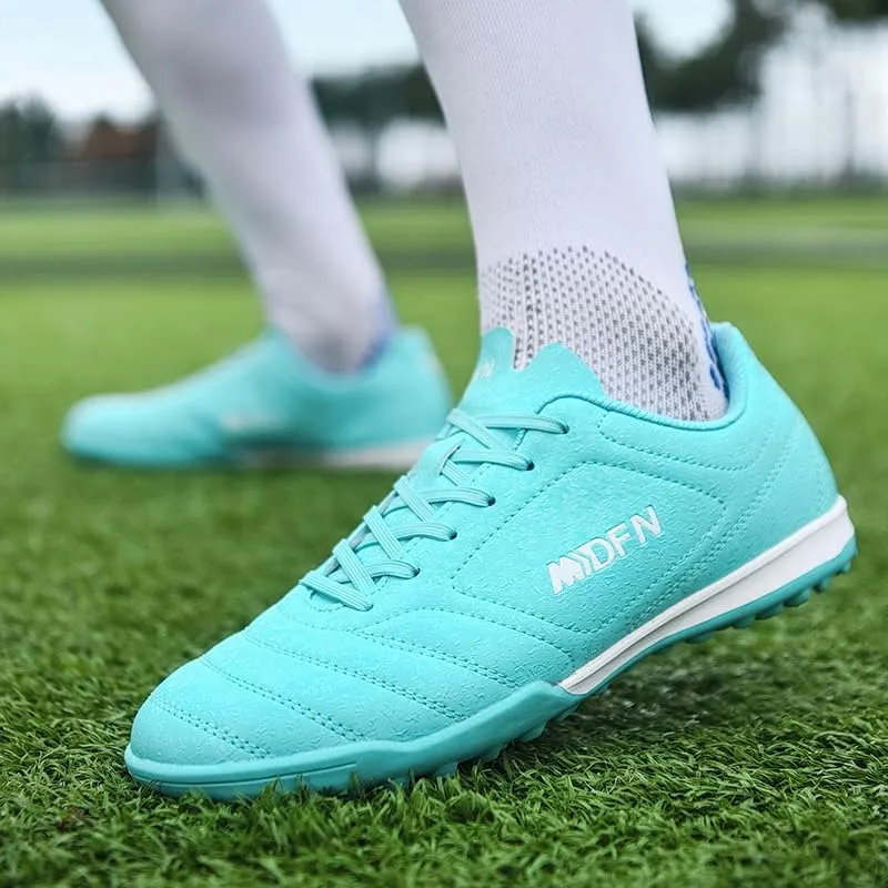 Soccer Cleats for Mens Youth AG Football Boots Outdoor Breathable Training Sneaker Shoes