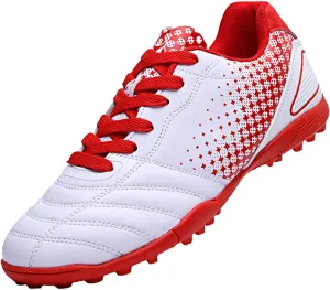 Soccer Shoes for Boys Girls Kids Athletic Football Cleats Shoes Outdoor Indoor Lightweight Training Sports Sneakers