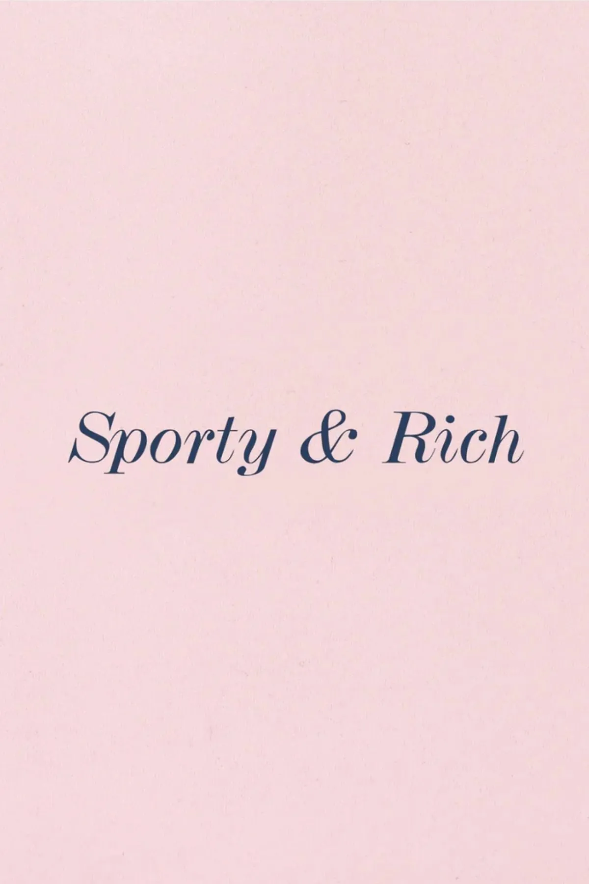 Sporty & Rich Hotel du Cap T-Shirt - Eden Pink/ Navy