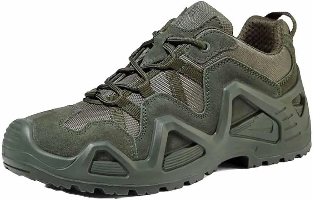 Tactical Boots for Men, Durable Army Combat Boots, Lightweight Non-Slip Hiking Boots for Men, Waterproof Security Boots, Breathable Military Combat Desert Boots