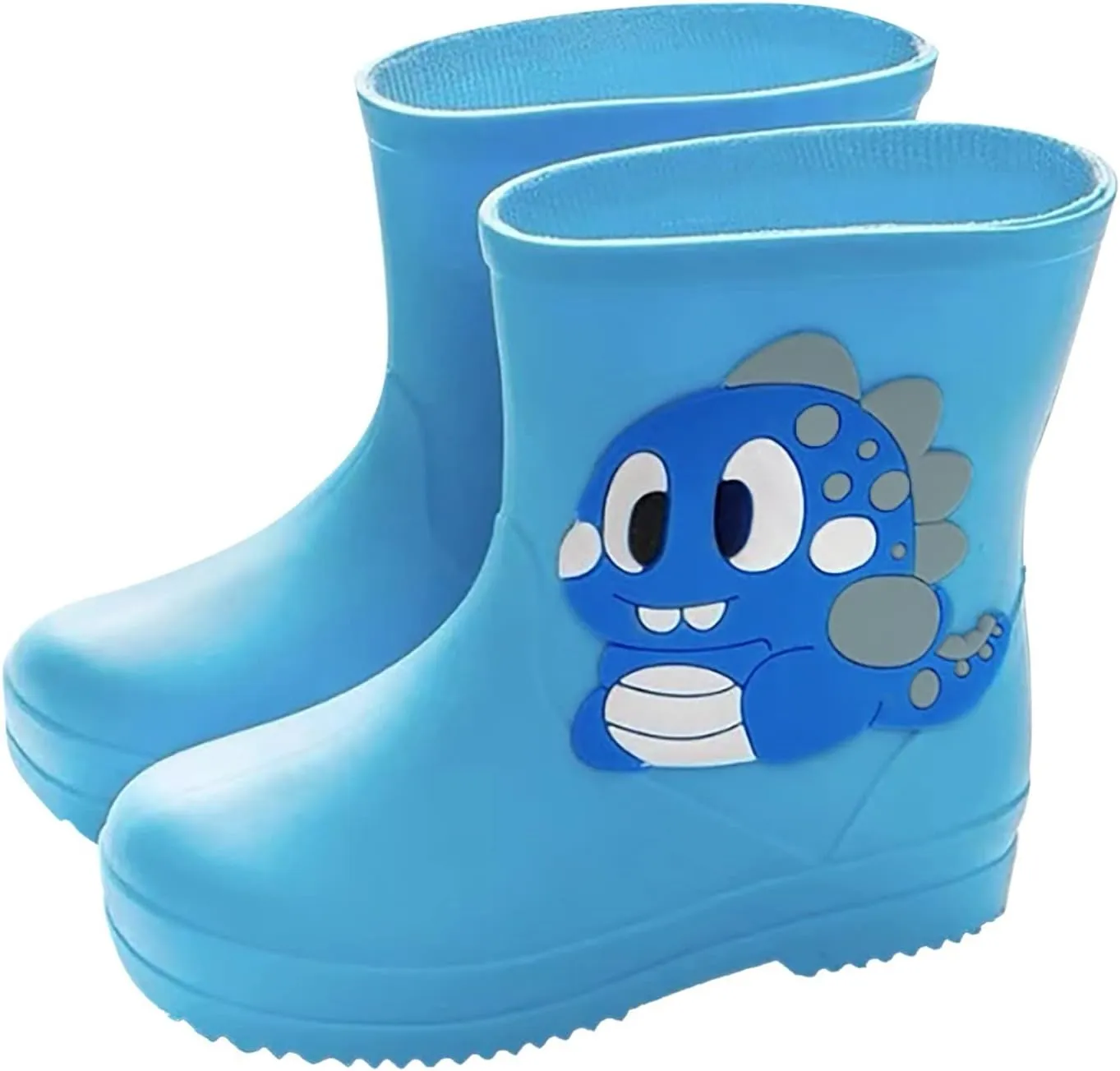 Toddler Dinosaur Rain Boots,Waterproof Rubber Boots Kids Rain Boots for Girls Boys Unisex-Child Outdoor Rain Shoes
