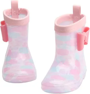 Toddler Kids Rain Boots Cartoon Star Boys Girls PVC Rain Boots Non Slip Outdoor Fashion Casual Shoes Fashion Kids Shoes
