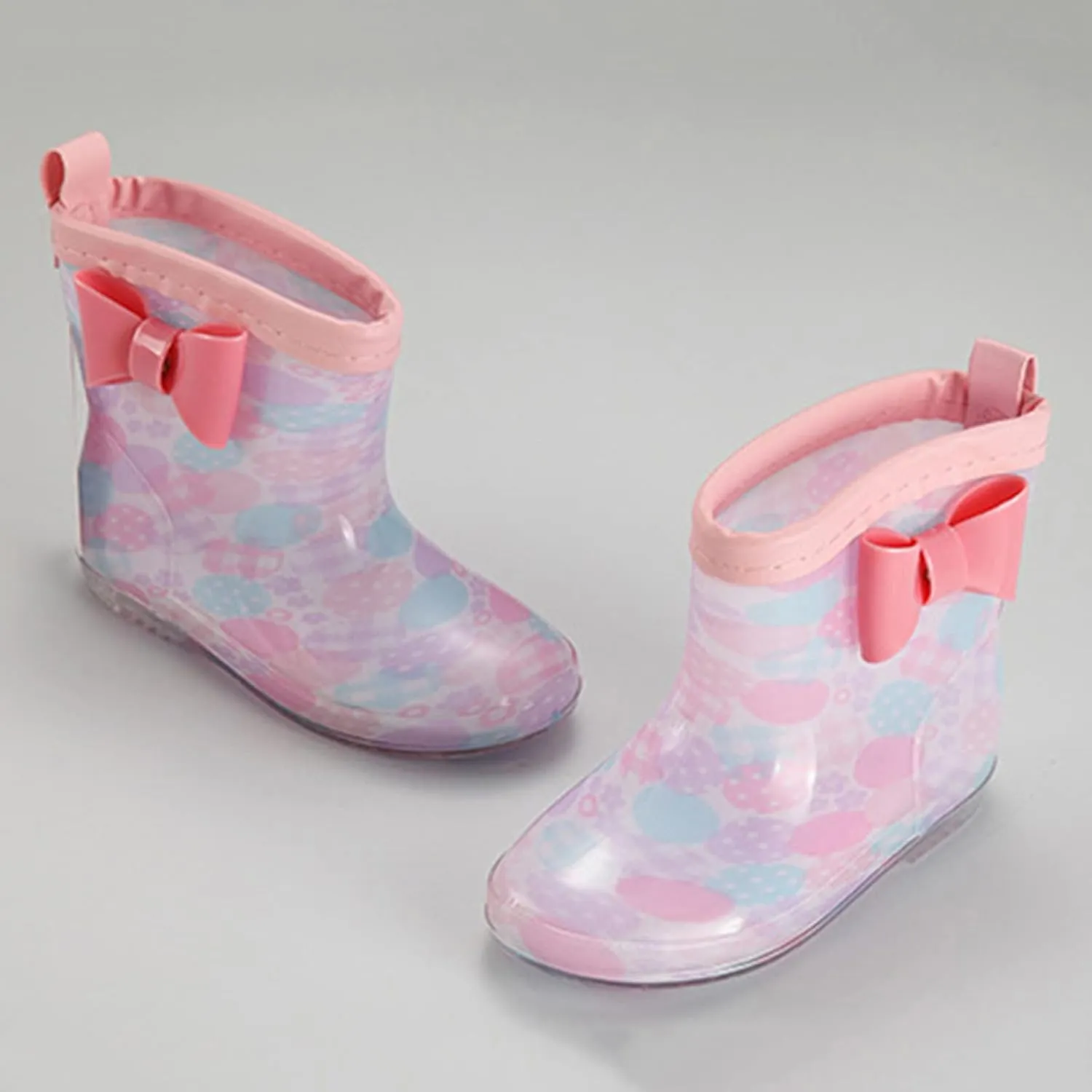 Toddler Kids Rain Boots Cartoon Star Boys Girls PVC Rain Boots Non Slip Outdoor Fashion Casual Shoes Fashion Kids Shoes