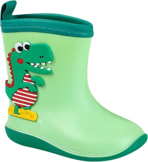 Toddler Rain Boots Dinosaur Cartoon Children Rain Shoes Boys Girls Water Shoes Baby Toddler Boy Boots Size 5