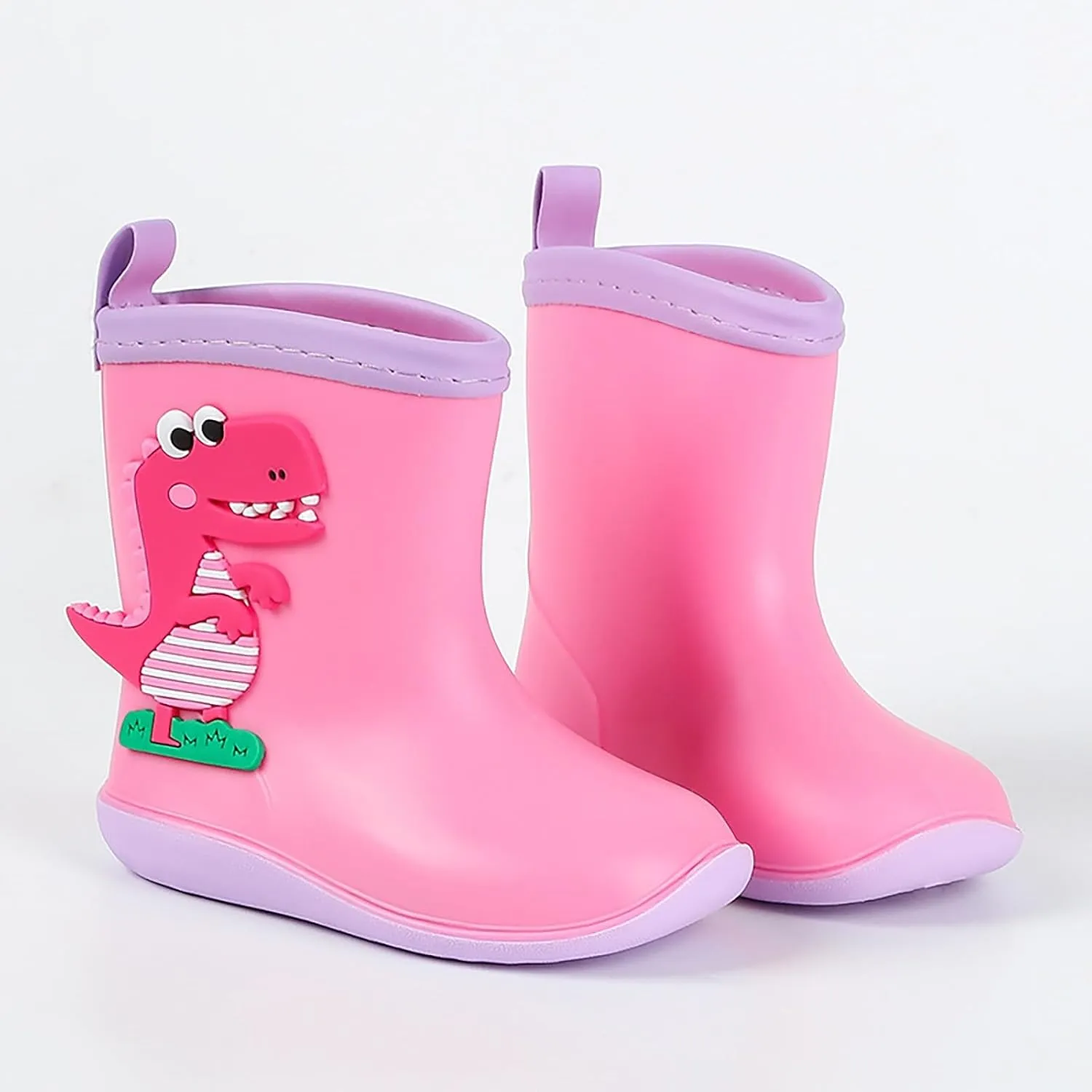 Toddler Rain Boots Dinosaur Cartoon Children Rain Shoes Boys Girls Water Shoes Baby Waterproof Shoes for Kids