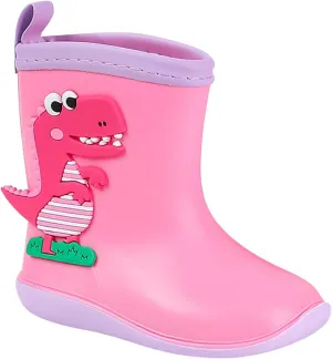 Toddler Rain Boots Dinosaur Cartoon Children Rain Shoes Boys Girls Water Shoes Baby Waterproof Shoes for Kids