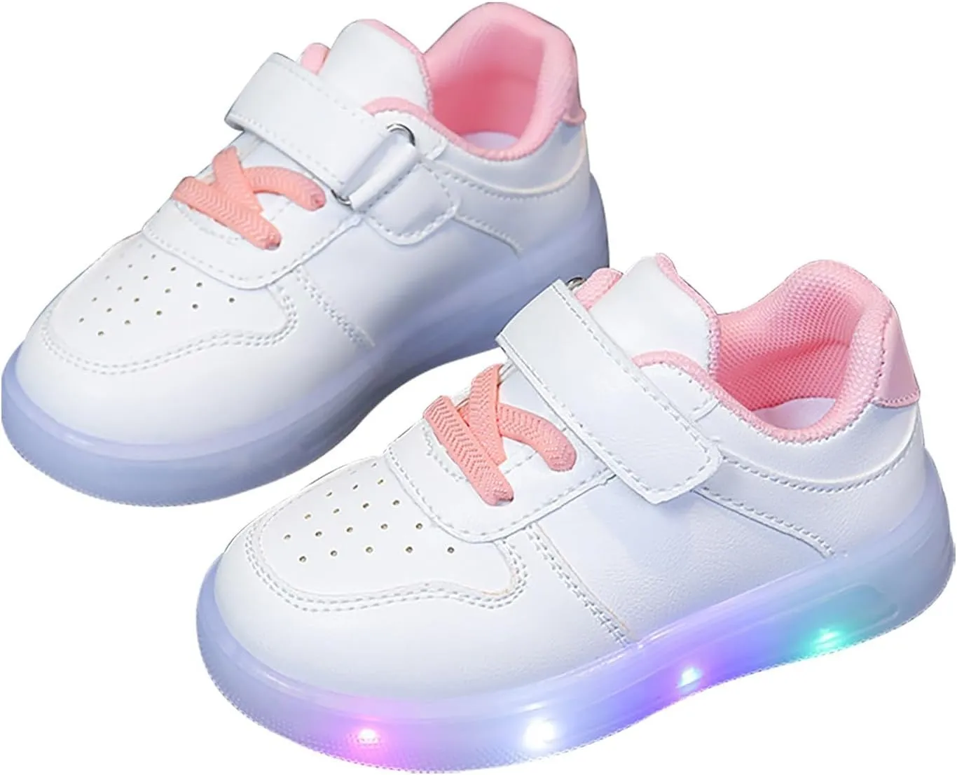 Toddler Sole Rubber Glitter Sneakers No Lace Flat Non First Walking Sport Shoes Baby Boys Girls Cute Breathable Shoes