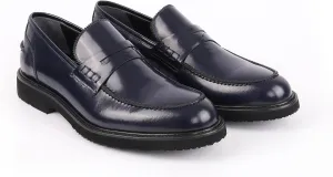 vella pais VELLAPAIS Tavro Leather Penny Loafers