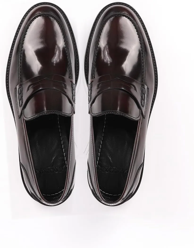 vella pais VELLAPAIS Tavro Leather Penny Loafers