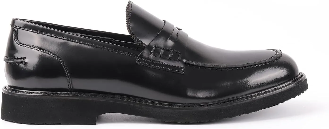 vella pais VELLAPAIS Tavro Leather Penny Loafers