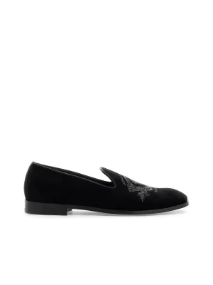 Velvet Medusa Loafers