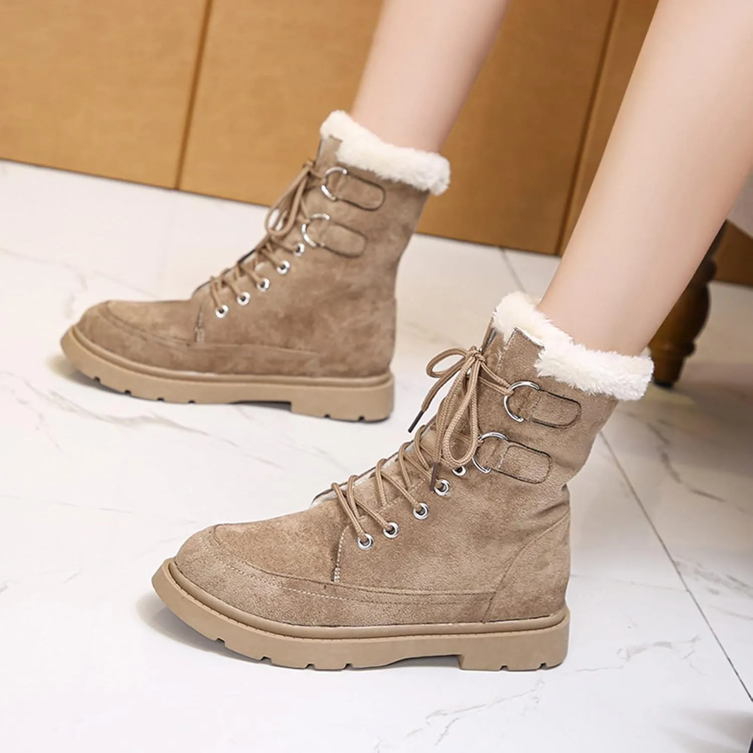 Winter Boots for Women Waterproof Size 12 Womens Black Winter Snow Boots Winter Work Boots for Women Waterproof Snow Zapatos De Mujer Para El Frio Y Nieve Botas Nieve Para Mujer
