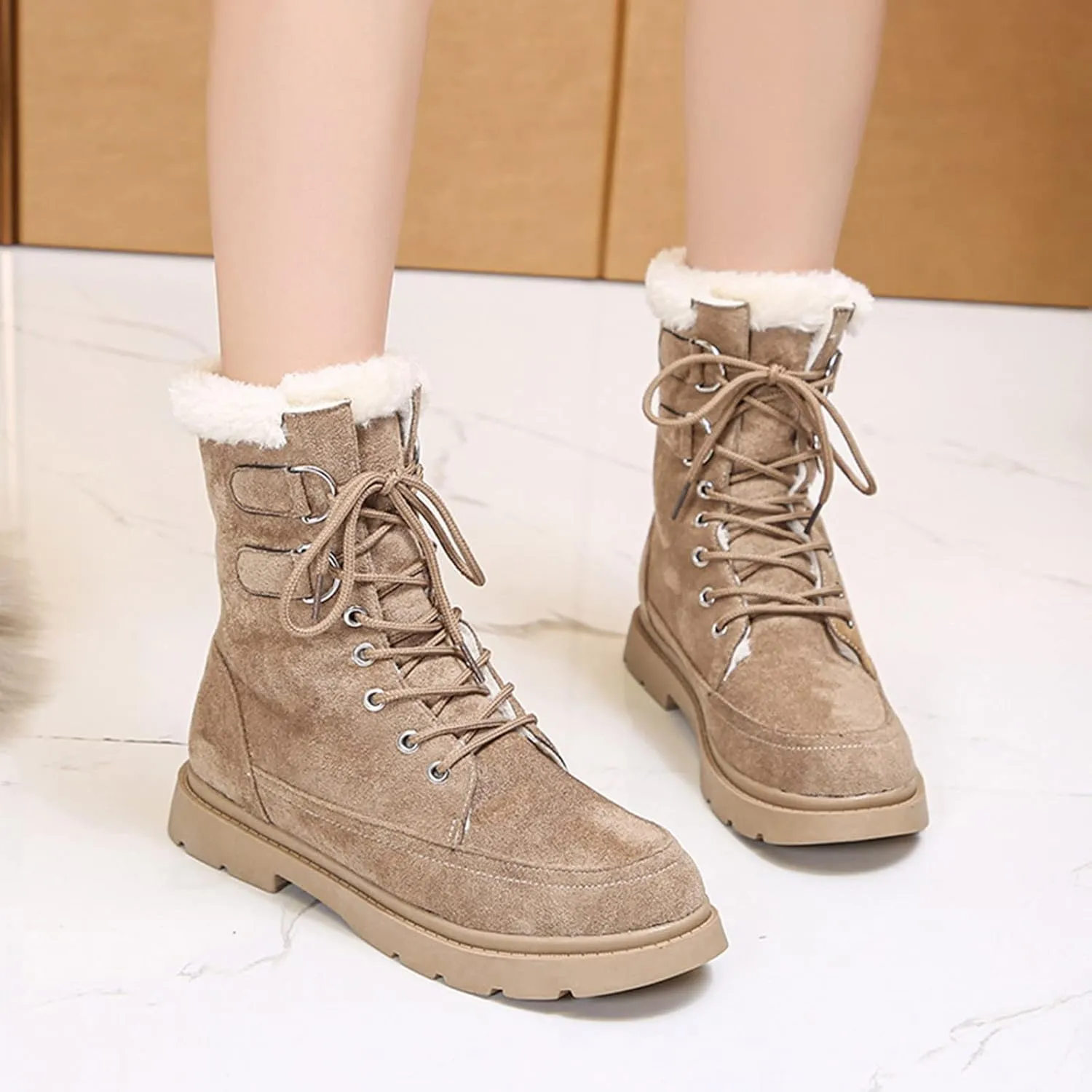 Winter Boots for Women Waterproof Size 12 Womens Black Winter Snow Boots Winter Work Boots for Women Waterproof Snow Zapatos De Mujer Para El Frio Y Nieve Botas Nieve Para Mujer
