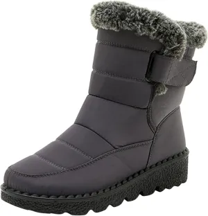 Winter Boots for Women Waterproof Snow Non Slip with Side Zipper Womens Cute Winter Ankle Boots Snow Boots Womens Size 9 Pink Winter Boots for Women Heels Botas Contra El Agua Para Mujer