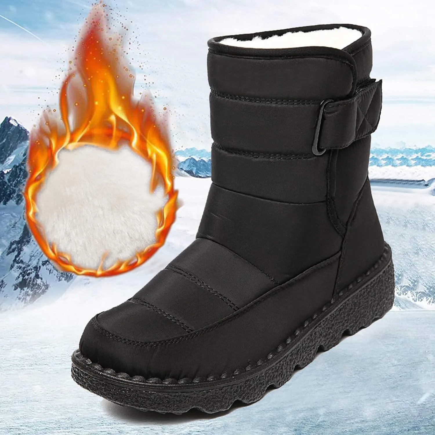 Winter Snow Boots for Women 2023 Trendy Womens Size 7 Winter Boots Pink Cute Winter Boots Women Size 8 Slip on Women Boots Winter Ankle Winter Boot for Women 2023 Trendy